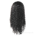 100% Indian Remy Lace Front Wig, 1b# Color, Deep Wave, Customized Colors and Sizes are Accepted